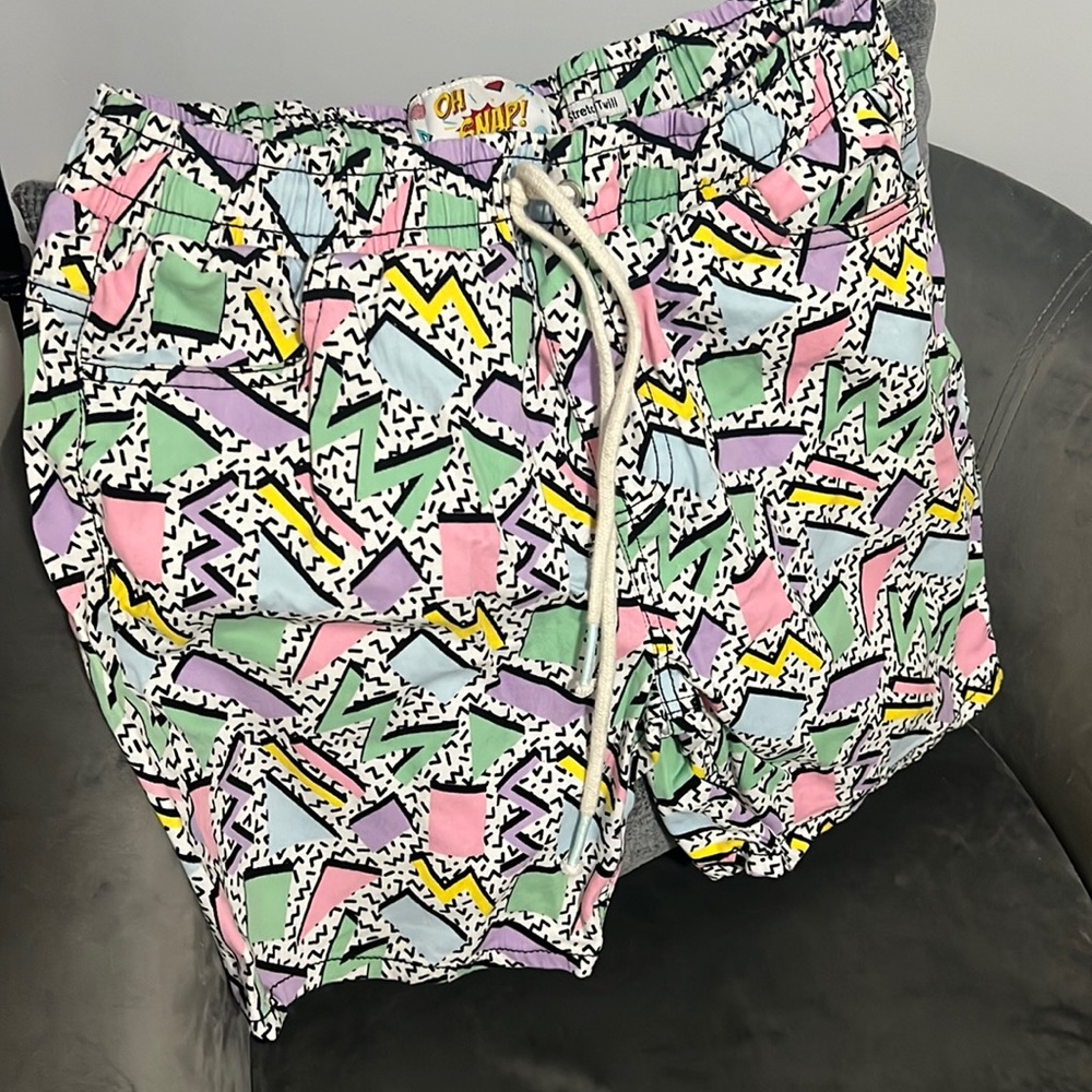 Men’s colorful retro shorts